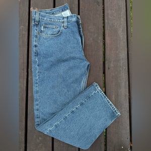 Carhartt Jeans Mens 36x30 Original TraditionalFit Straight Leg Denim Work Casual